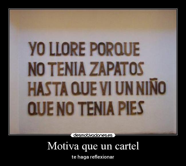 carteles reflexionar desmotivaciones