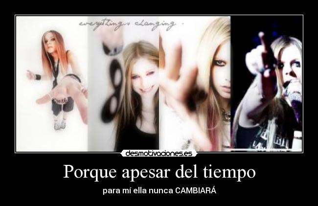 Porque apesar del tiempo -