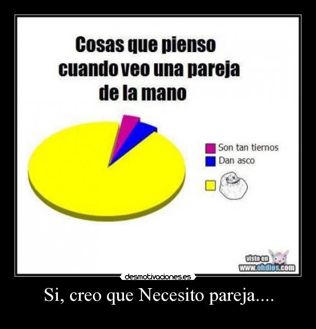 Si, creo que Necesito pareja.... -