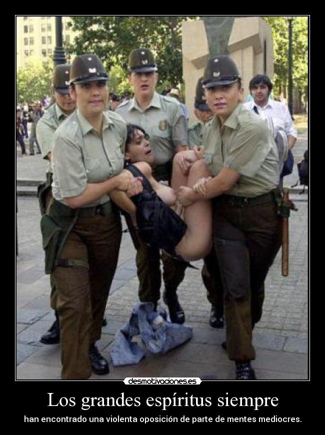 Los grandes espíritus siempre - 