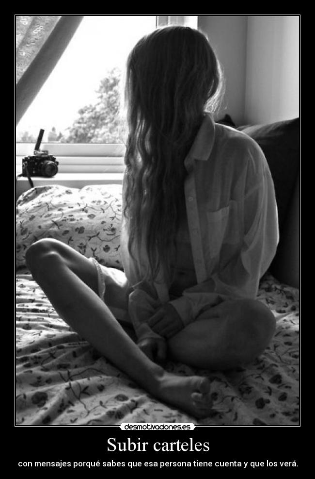 Subir carteles -
