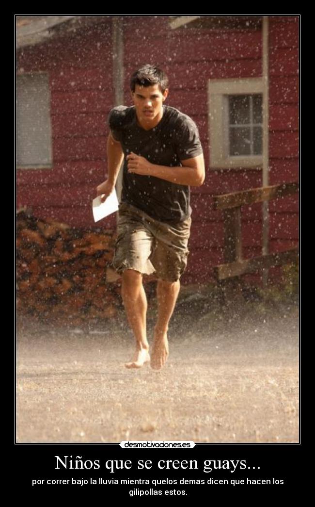 Niños que se creen guays... -