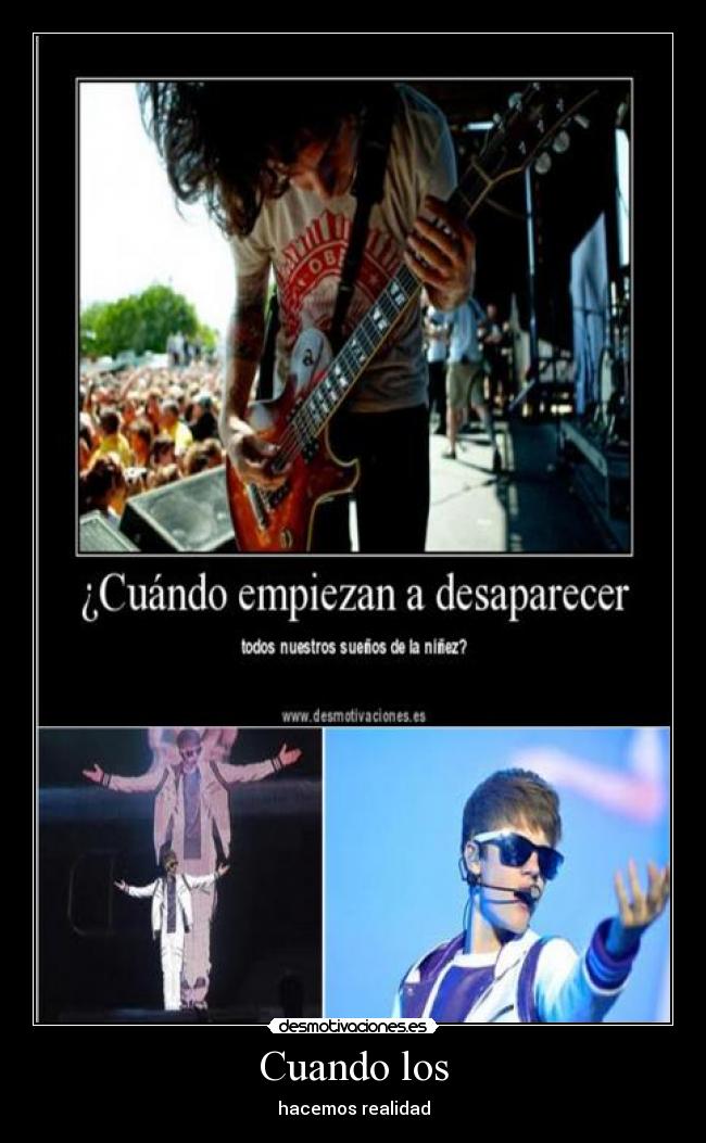 Cuando los - hacemos realidad