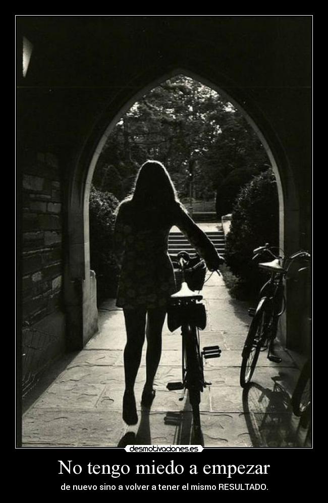 No tengo miedo a empezar - 