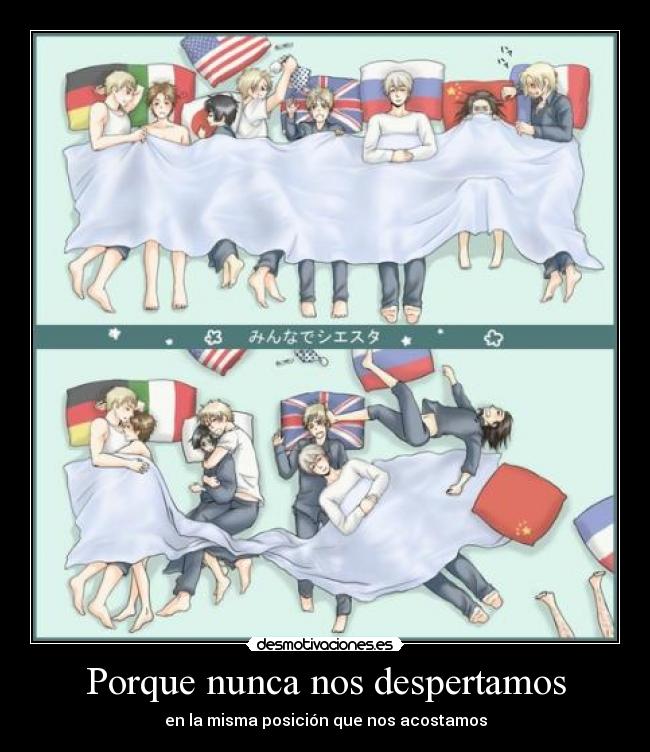 Porque nunca nos despertamos -