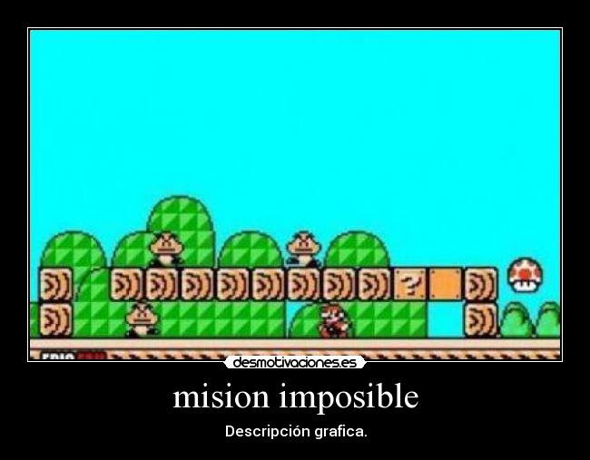 mision imposible - Descripción grafica.