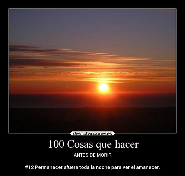 100 Cosas que hacer - 