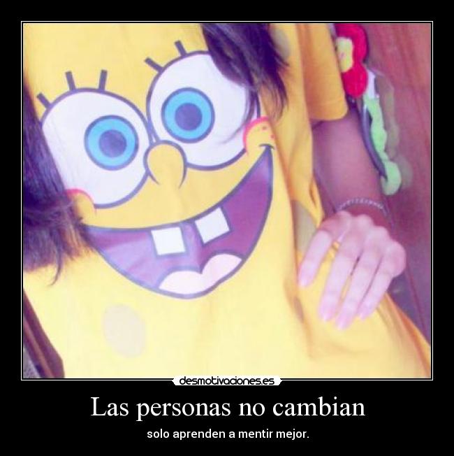 Las personas no cambian - 