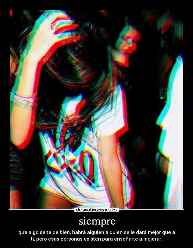 carteles chica siempre talento personas desmotivaciones