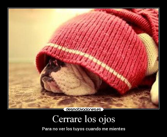 Cerrare los ojos - 