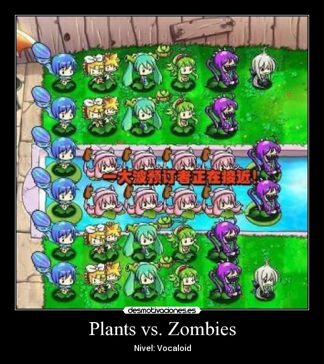 Plants vs. Zombies - Nivel: Vocaloid