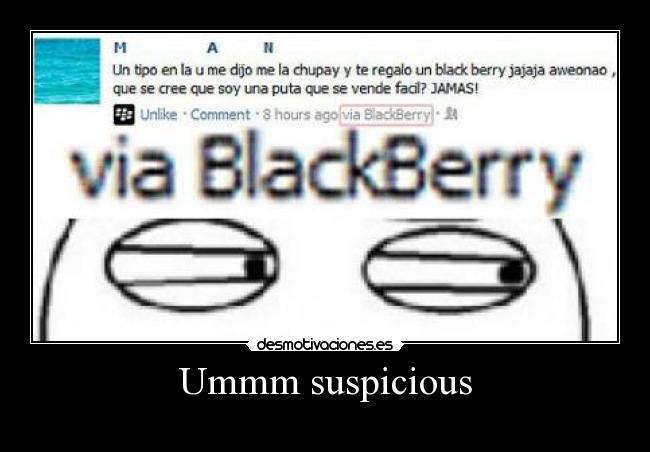 Ummm suspicious -