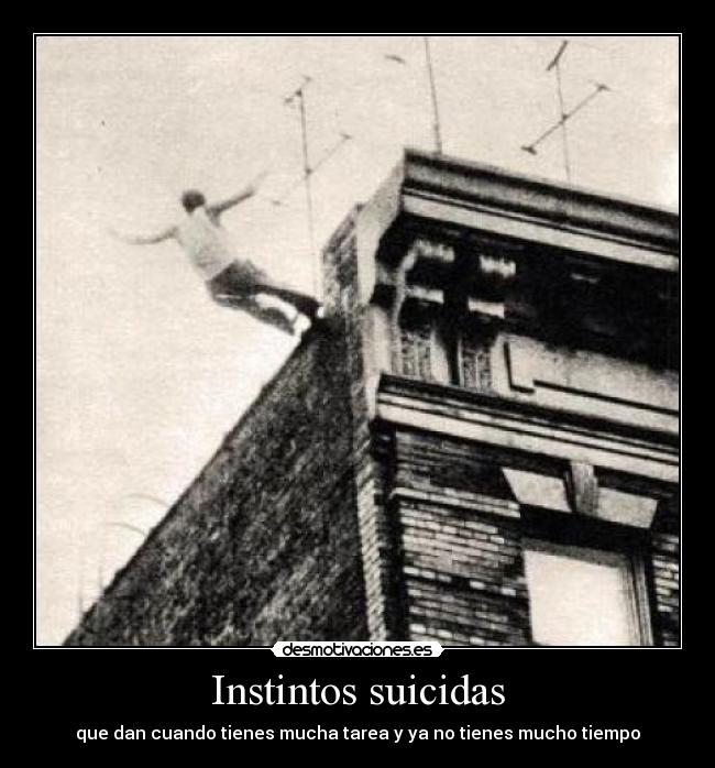 Instintos suicidas - 
