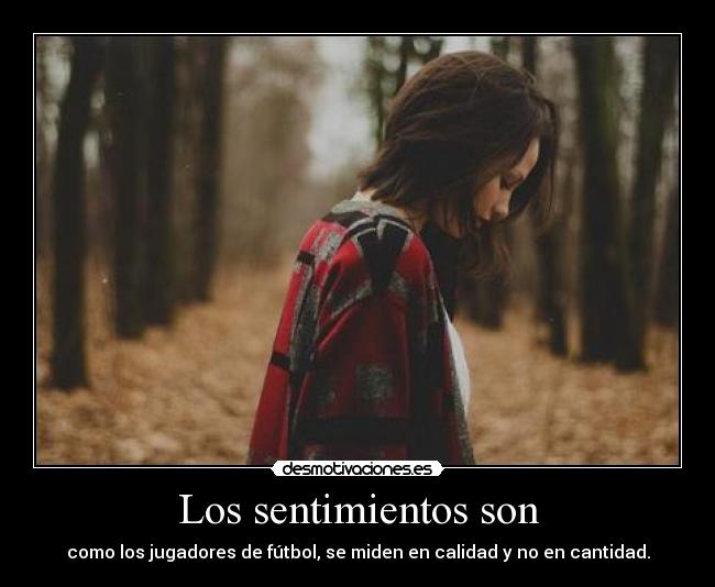 Los sentimientos son - 