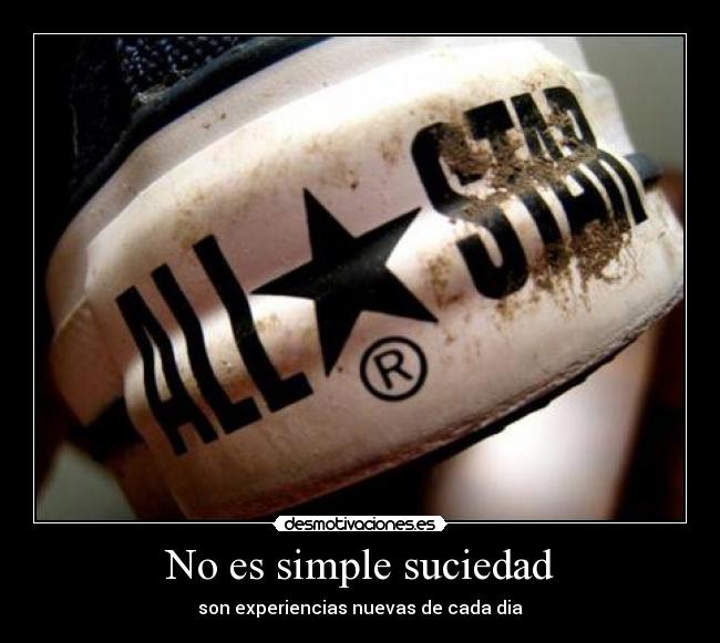 No es simple suciedad - 