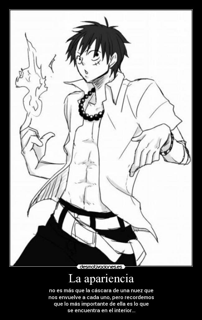 La apariencia -
