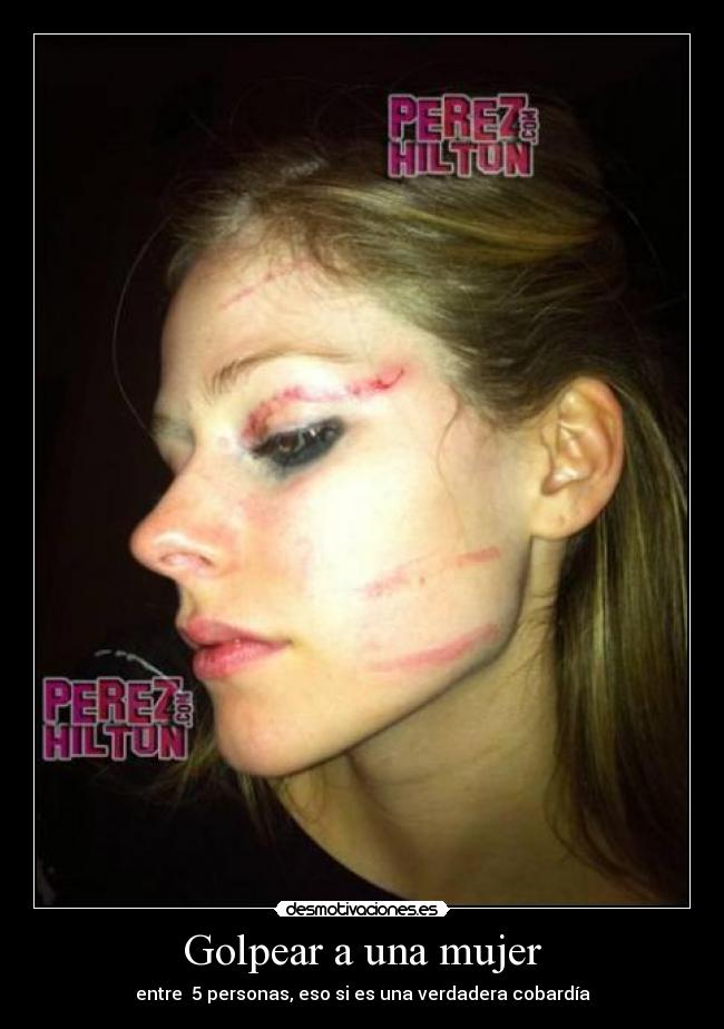 carteles mujer avril lavigne desmotivaciones