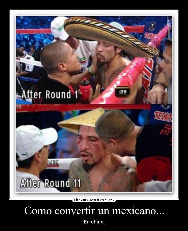 Como convertir un mexicano... - En chino.