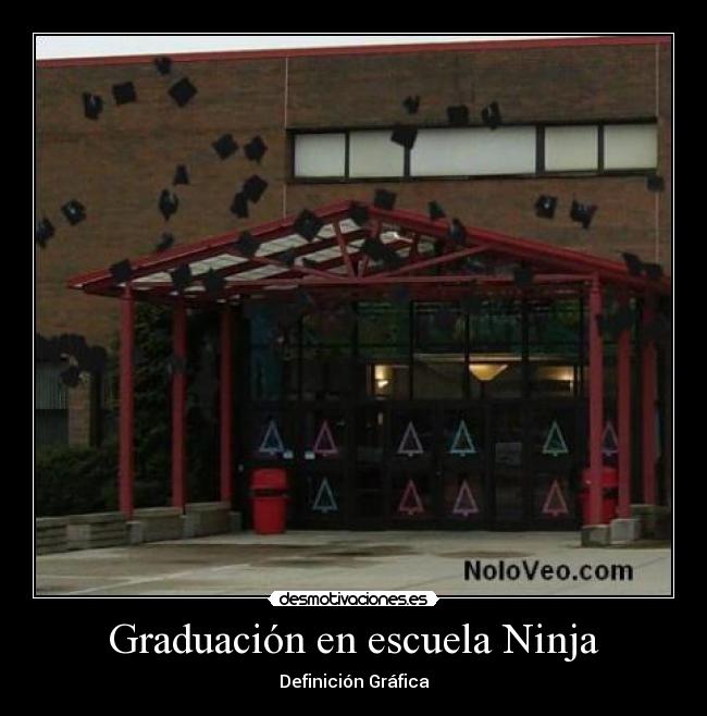Graduación en escuela Ninja - 