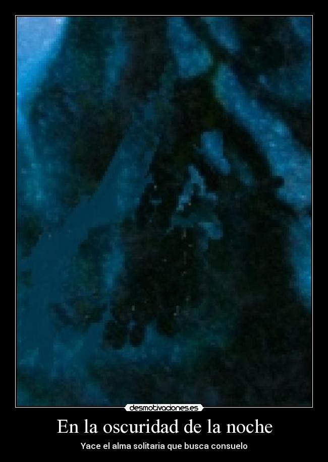 En la oscuridad de la noche -