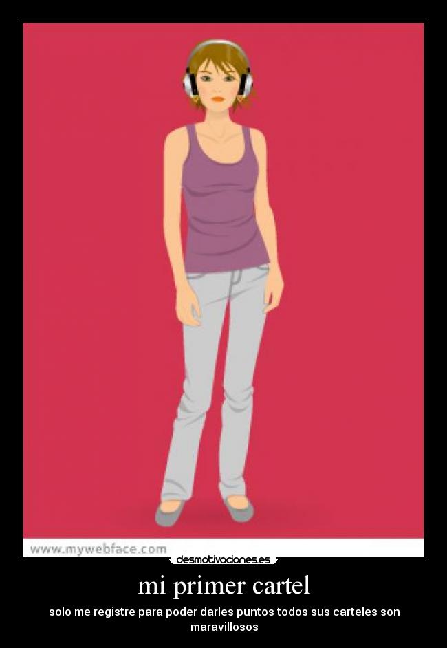 mi primer cartel -