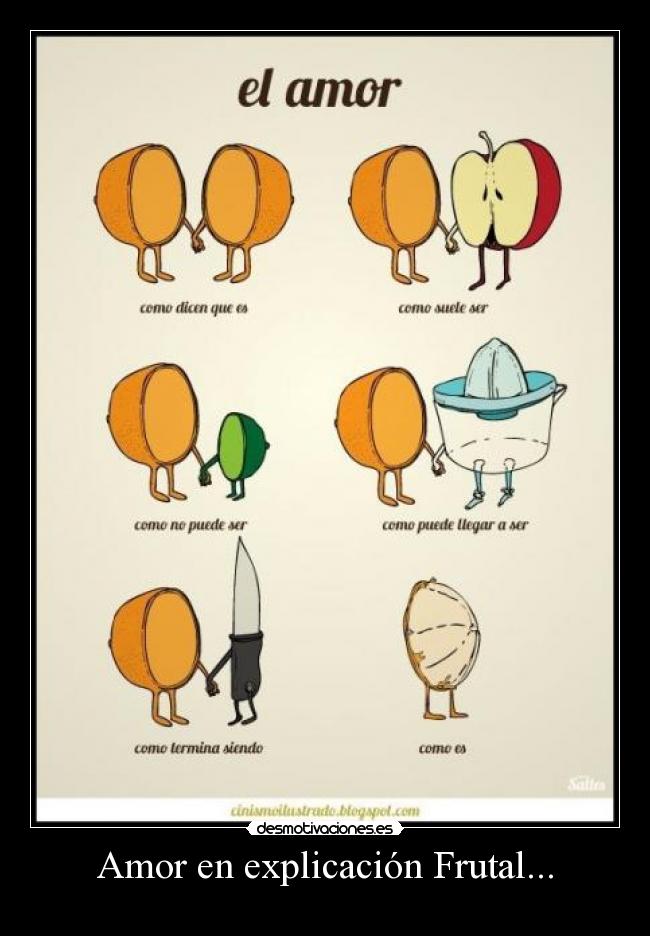 Amor en explicación Frutal... -