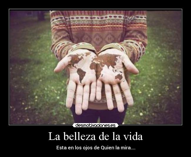 La belleza de la vida -