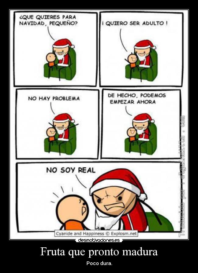 Fruta que pronto madura -