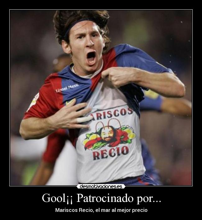 Gool¡¡ Patrocinado por... - Mariscos Recio, el mar al mejor precio