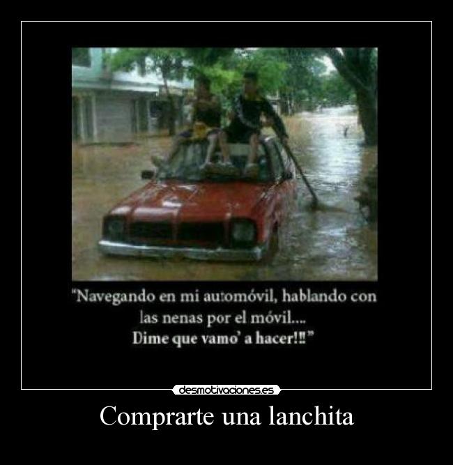 Comprarte una lanchita -