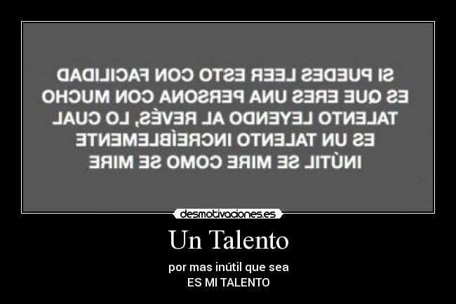 Un Talento -