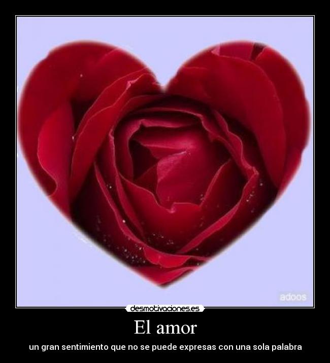 El amor -