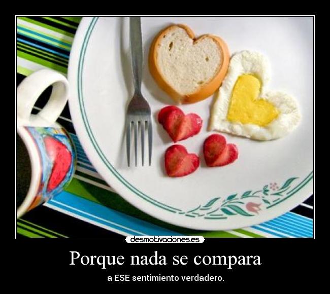 Porque nada se compara -