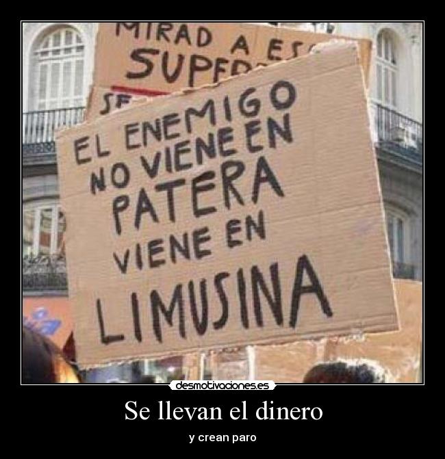 Se llevan el dinero -