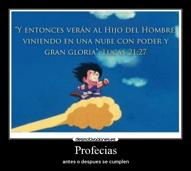 carteles dragon ball profecia desmotivaciones