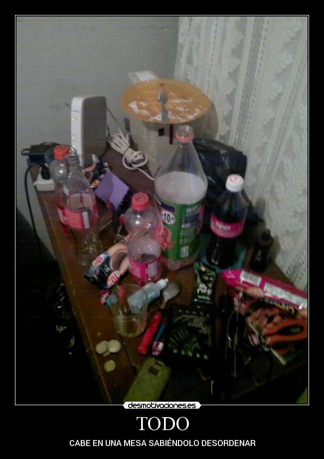 carteles desorden desmotivaciones