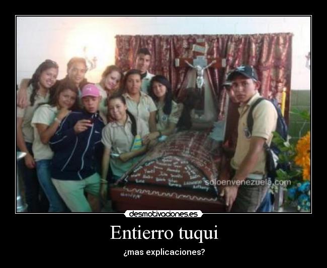 Entierro tuqui - ¿mas explicaciones?