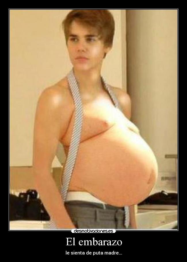El embarazo - le sienta de puta madre...