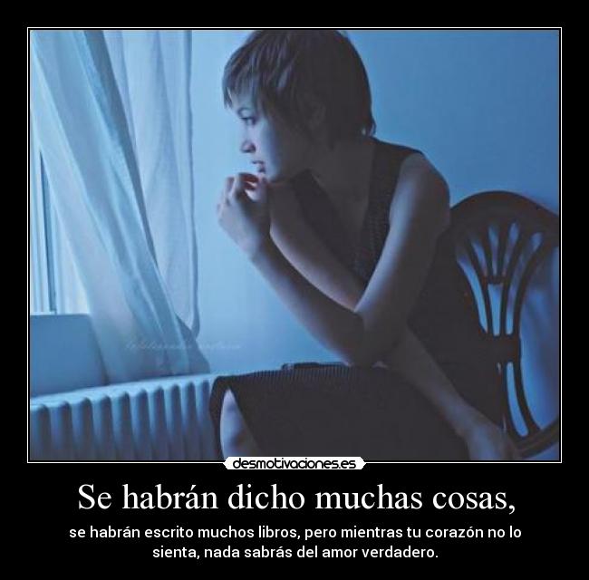 Se habrán dicho muchas cosas, - 