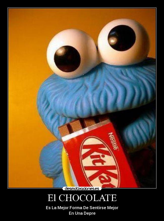 carteles chocolate desmotivaciones