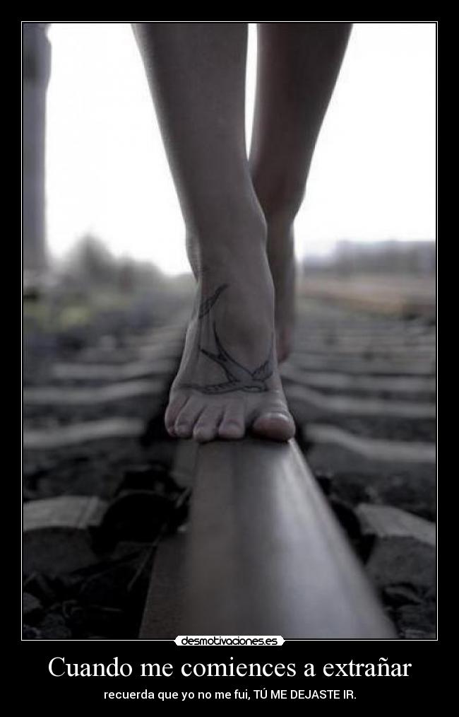 Cuando me comiences a extrañar -