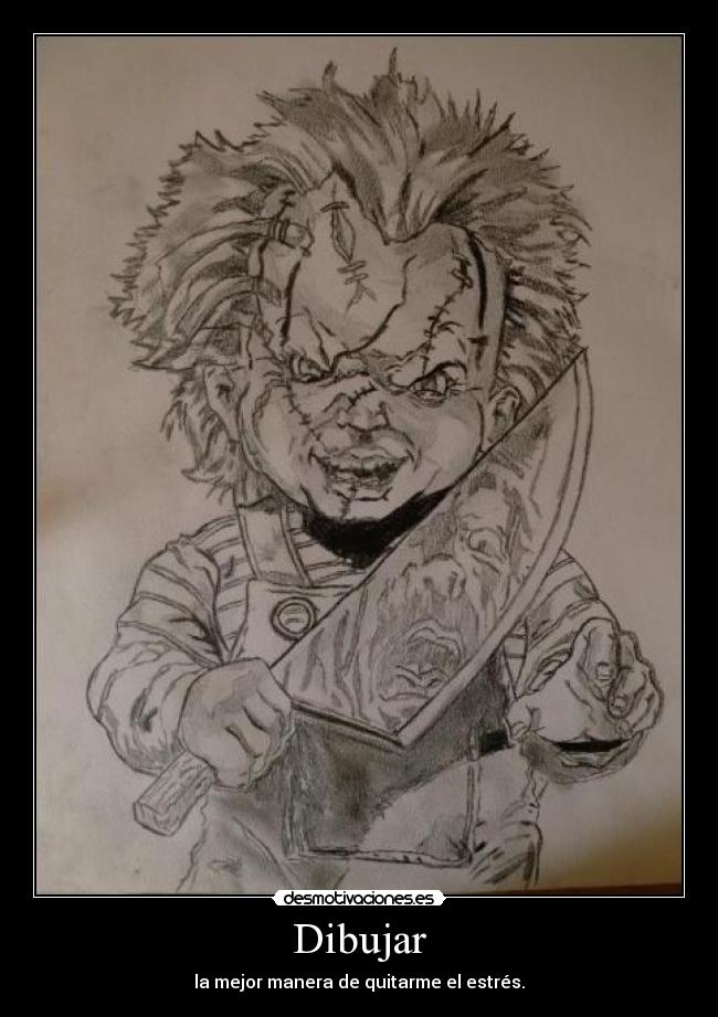 Dibujar - la mejor manera de quitarme el estrés.