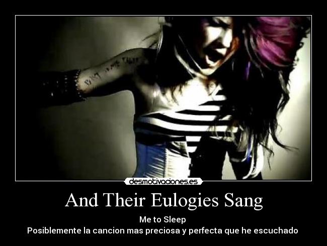 And Their Eulogies Sang -