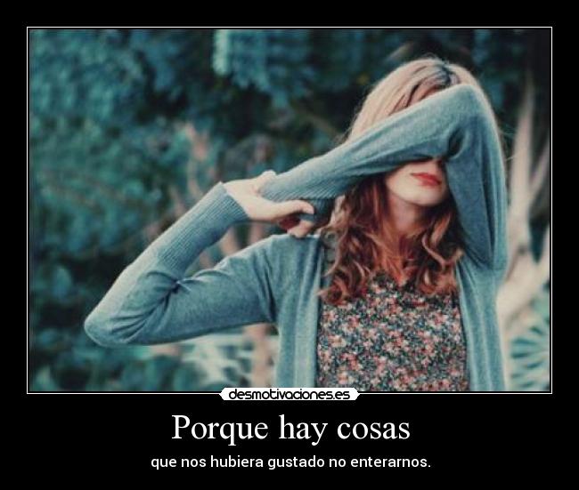 Porque hay cosas - 