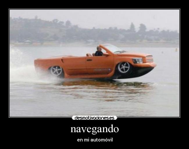 navegando - en mi automóvil