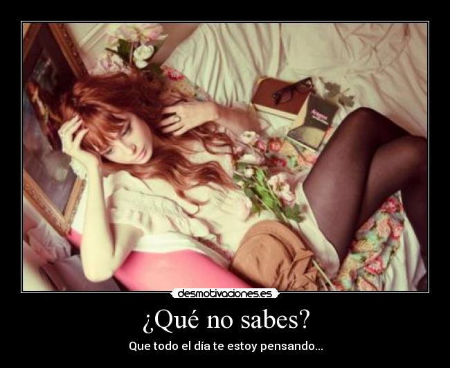 ¿Qué no sabes? -