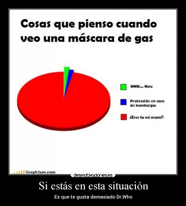 Si estás en esta situación - Es que te gusta demasiado Dr.Who