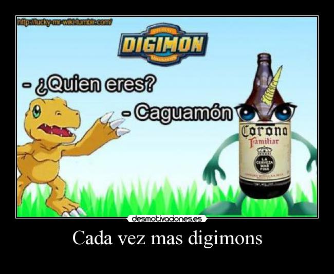 Cada vez mas digimons -
