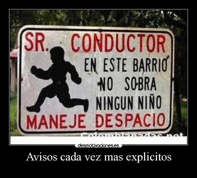 carteles avisos desmotivaciones