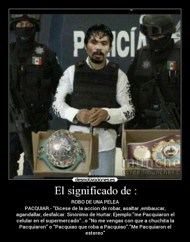 El significado de : - 